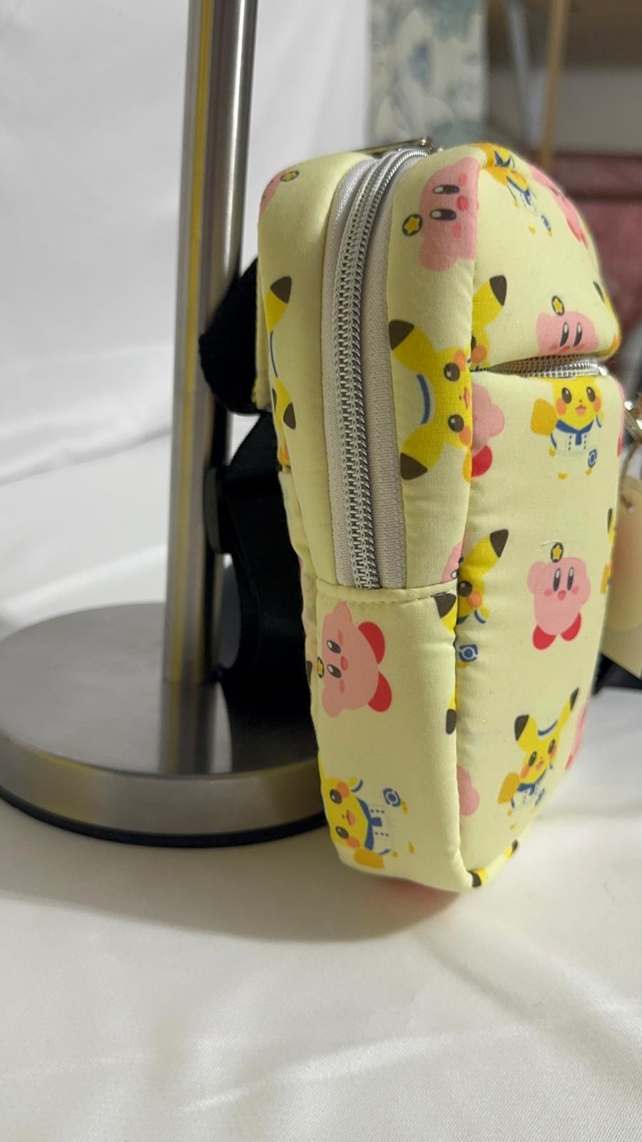 Kirby & Pikachu Sweet Pastel Sling Backpack