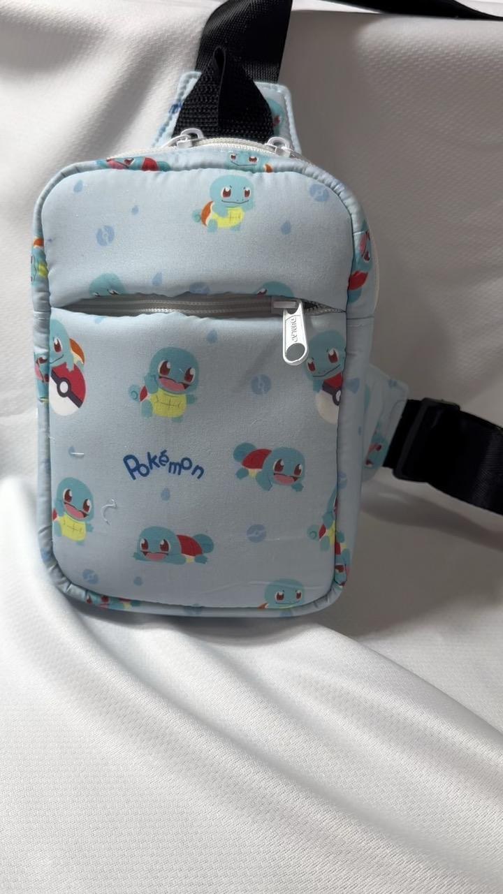 Sky Blue Character Sling Backpack