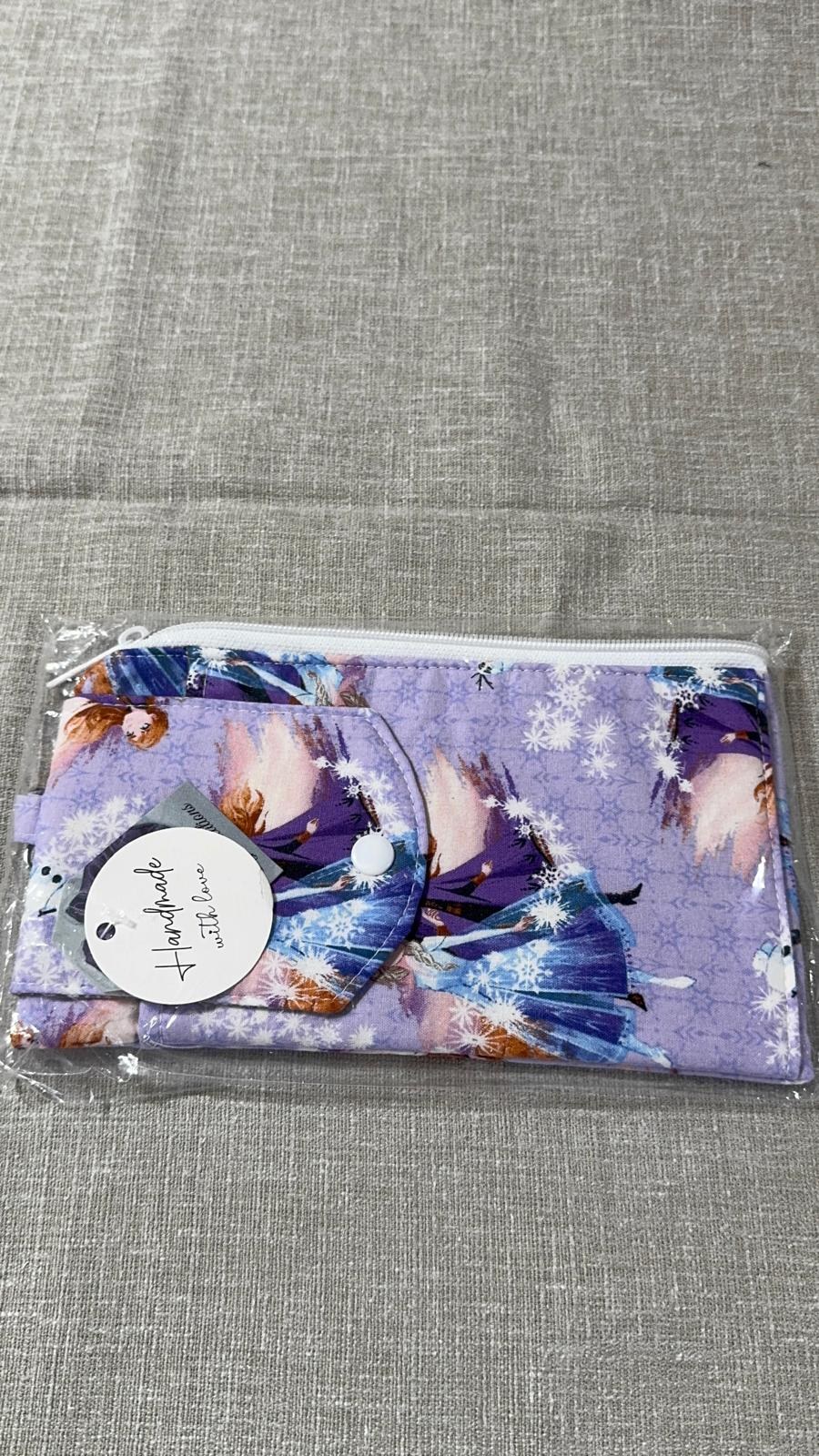 Purple Fantasy Zip Pouch