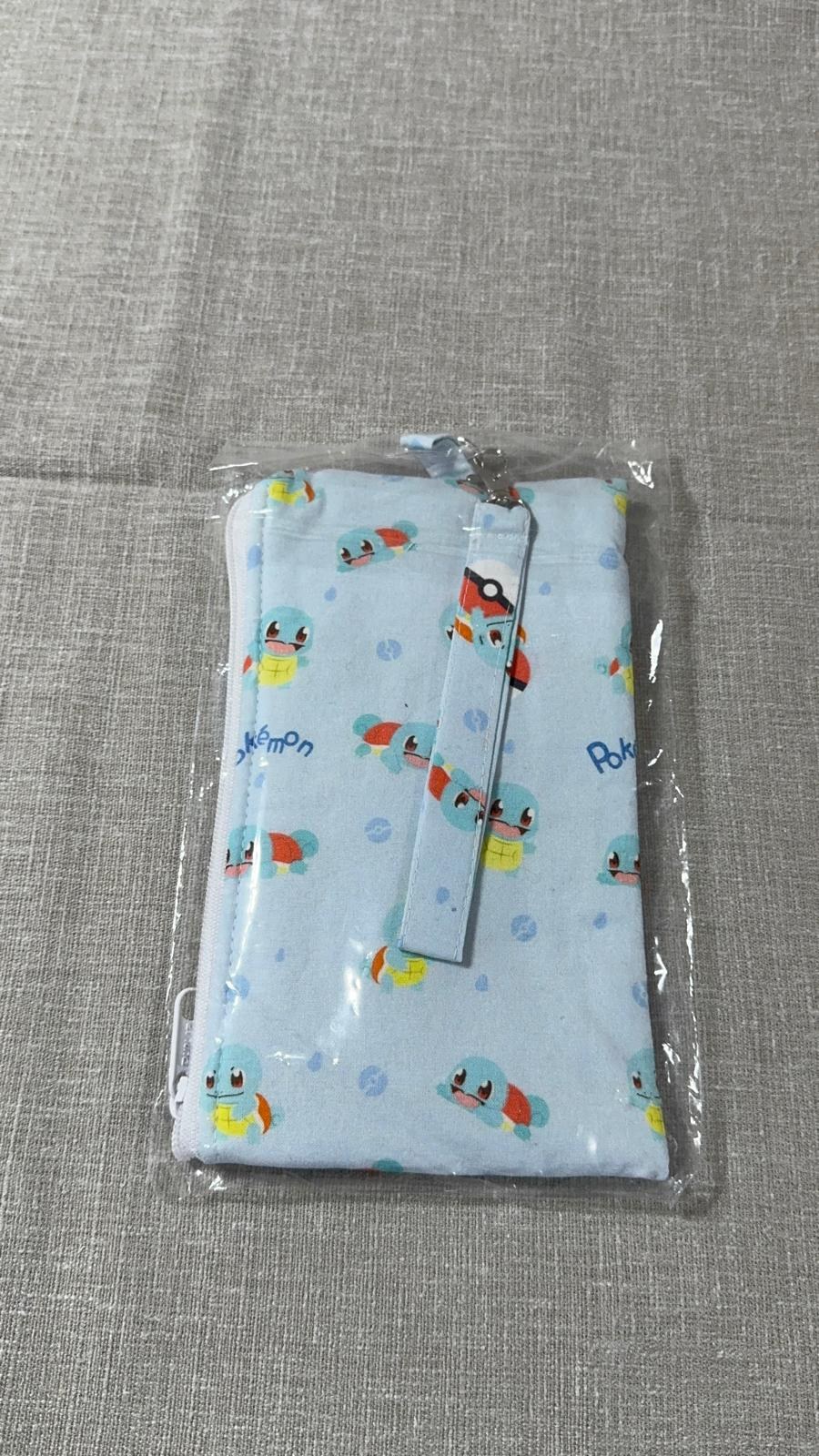 Sky Blue Character Zip Pouch