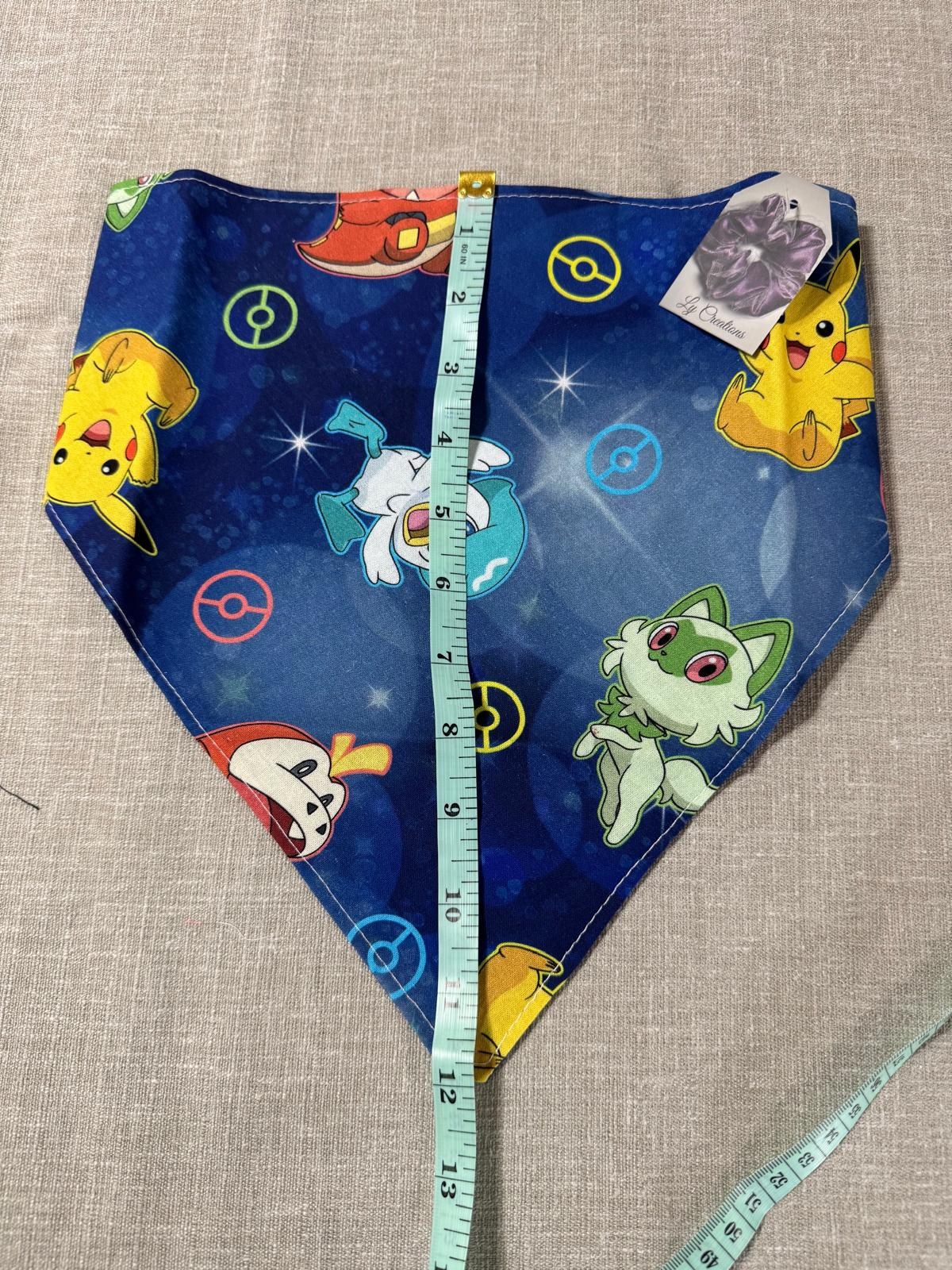 Deep Space Cosmic Pokémon Dog Bandana