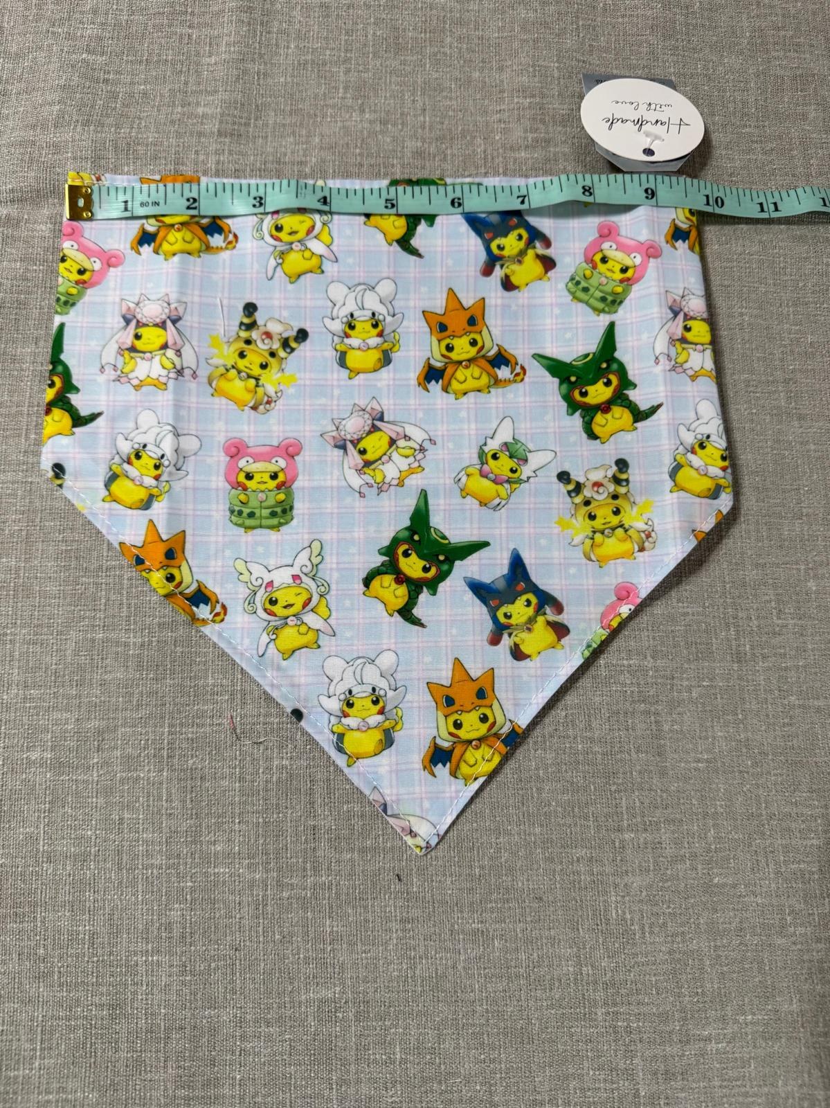 Electric Thunderbolts Pikachu Pet Bandana
