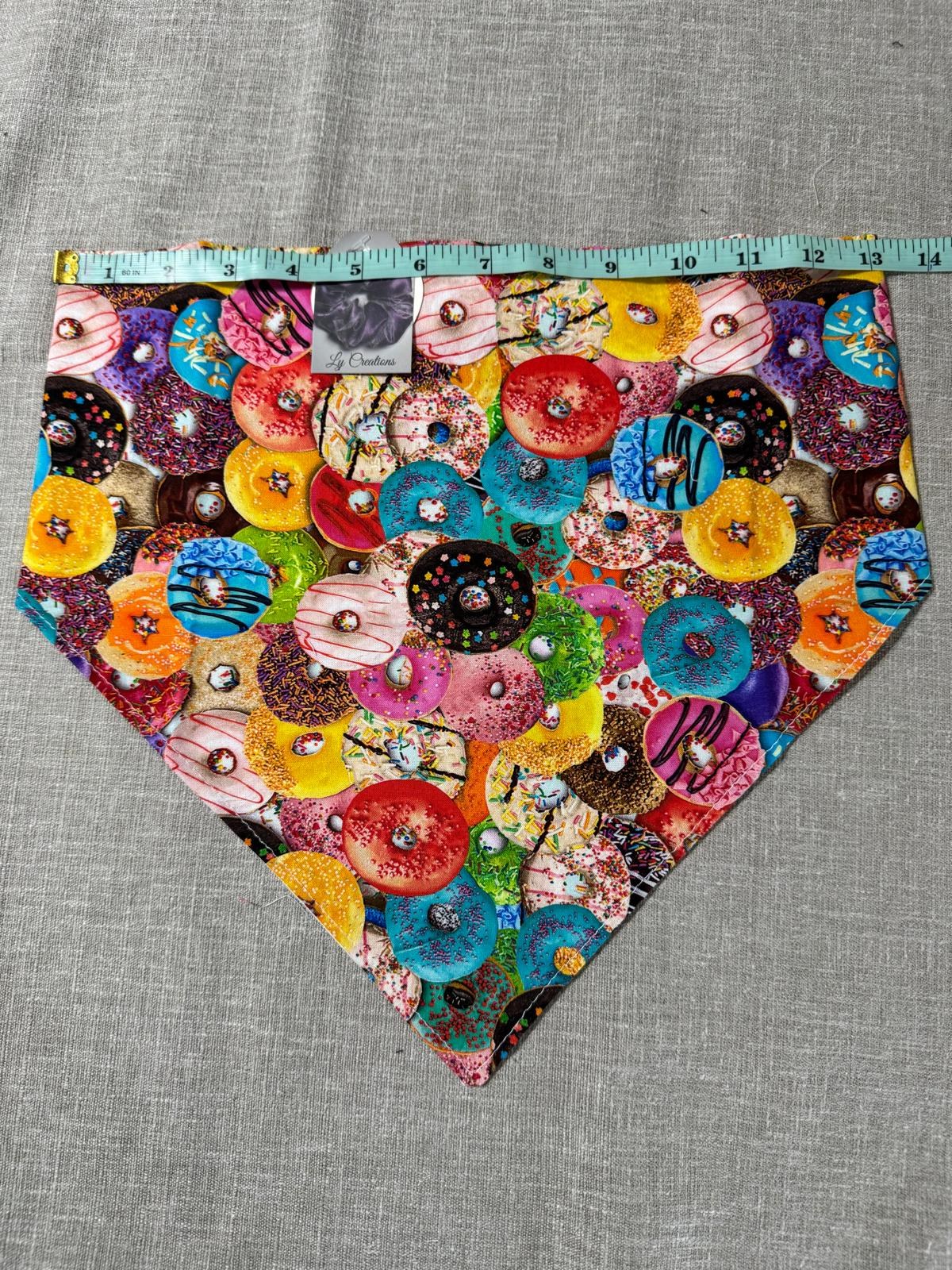 Sprinkled Donut Party Dog Bandana